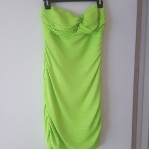 Lime green dress